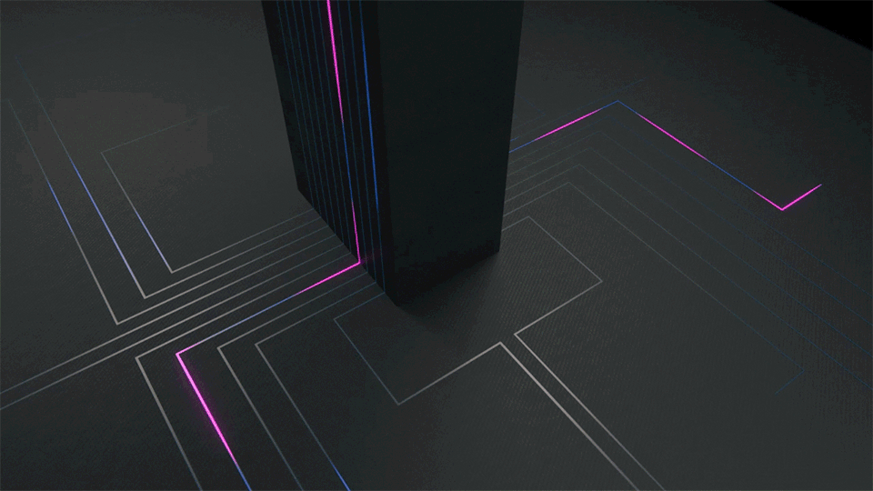 LED contours reacting to user workout intensity in real time