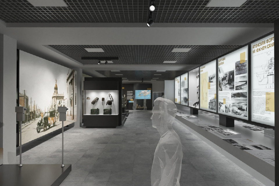 An immersive museum exhibition about Sakhalin’s history in World War II